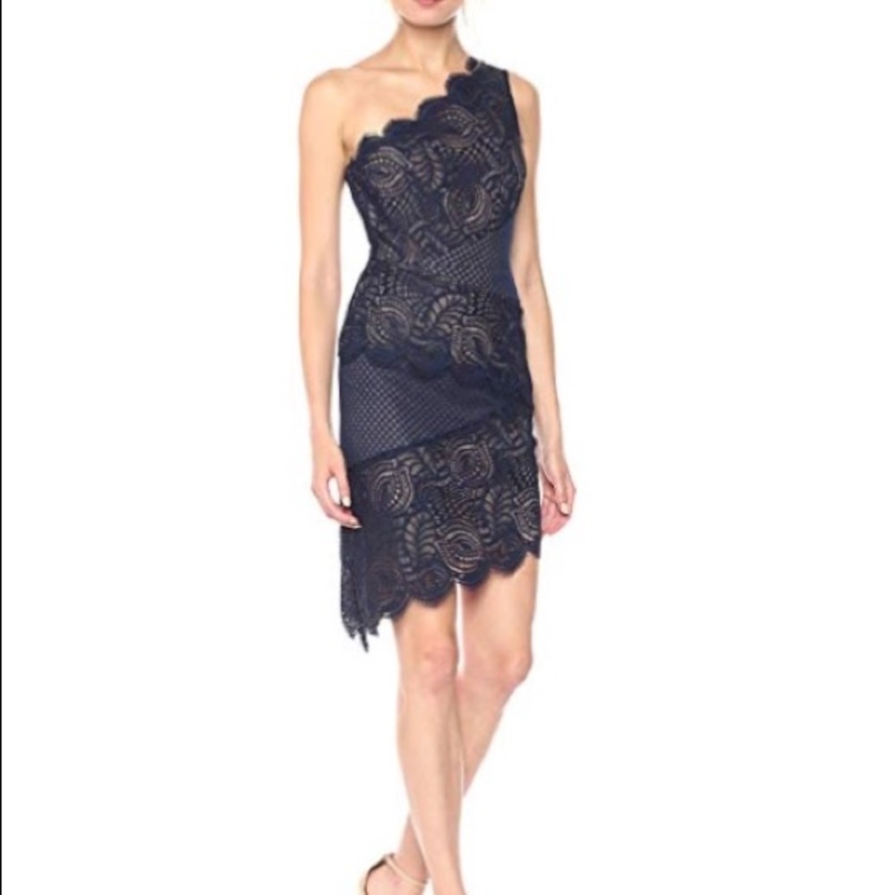 BCBG MaxAzria Alisha Dark Navy Dress - Size 10